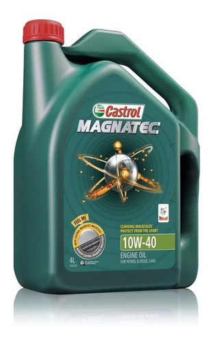Aceite Castrol Magnatec 10w40 Tecnologia Sintetica 4 Litros