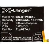 Bateria Para Alcatel One Touch A5 , Tlp027aj , Otp508,2800ma