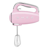 Batidora Reposteria De Mano Smeg Hmf01pkeu Rosa §