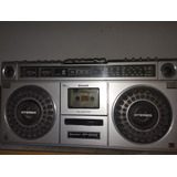 Antiguo Radio Grabador Boombox De Los 80s Funciona Leer