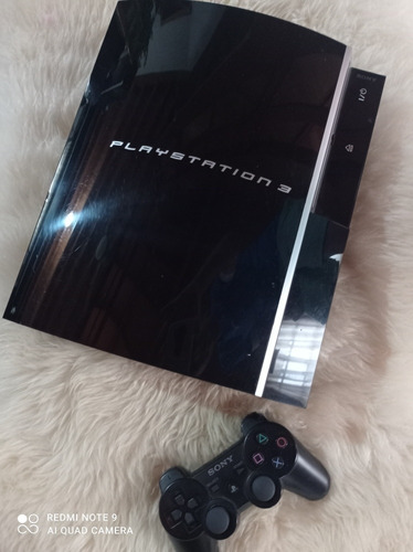 Playstation 3 (bloqueado E Original) Com Jogos E Controle