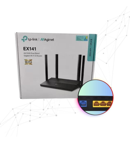 Roteador Tp-link Ex141 Wi-fi 6 Ax1500 Dual Band Gigabit4