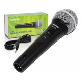 Microfono Shure Sv100 Cardioide Dinamico Color Negro Y Plata