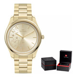 Relógio Technos Feminino Dourado Com Garantia Lançamento