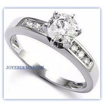 Anillo Compromiso Diamante Natural .70ct 18kt -50%