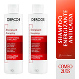 Vichy Dercos Shampoo Energizante Anticaida 2 Unids De 200ml