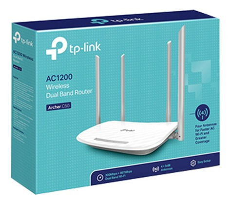 Router Tp-link Archer C50 Ac1200 2.4ghz 300mbps Dual Band