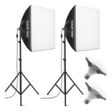 Raleno Softbox - Kit De Iluminación De Fotografía Led Para E