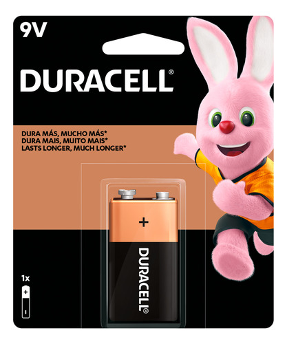 Pila Alcalina Duracell®  9v  Surtek