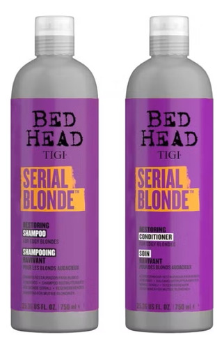 Tigi Serial Blonde Pack Shampoo Y Acondicionador 750 Ml