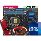 Kit Upgrade Gamer 1155 - I5 3.6 Ghz + H61 + 8gb Ram + Cooler