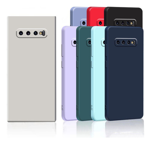 Capa Capinha Silicone Aveludada Para Galaxy S10 Plus / S10+