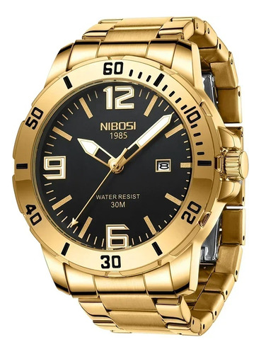 Nibosi New Hot Watch, Relógio Casual De Quartzo Com Calendár