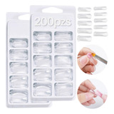 200 Tips Moldeables Para Uñas Polygel Acrilico Extension F