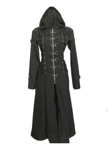 Eretica Ropa Dark-gabardina 7 Ganchos-gotico-rock