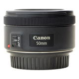 Objetiva Canon 50mm Stm 1.8 + Filtro + Case Nota 10