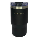 Vaso Cafetero Explorer Apolo Con Tapa - Negro