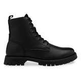 Bota Botin Levis L2124271 Piel Negro Casual Moda Trabajo