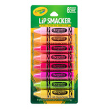 Lip Smacker Crayola - Paquete De Fiesta De Bálsamo Labial,.