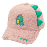 Gorra Cachucha Peluche Infantil Dinosaurio Niños 2-8 Años