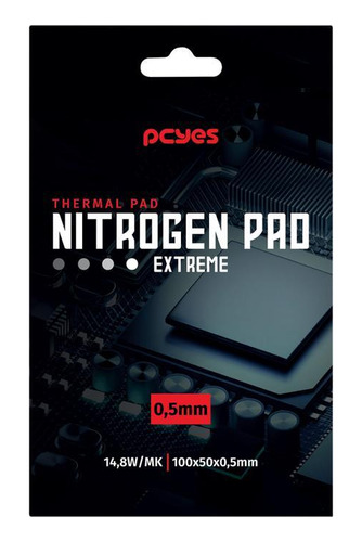 Thermal Pad Pcyes Nitrogen Extreme 100x50x0,5mm - 14,8w/mk