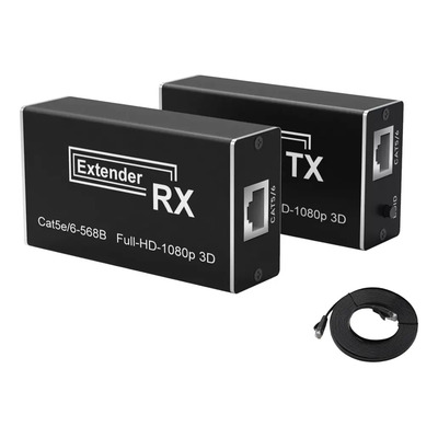 Extensor HDMI Linkernel 60m Full HD 1080p Video y Audio Alta Calidad | Envío gratis