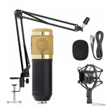 Microfone Estúdio Profissiona Bm800 + Aranha + Braço Artiega