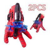 Guante Spiderman Lanza Telaranas De Web Shooter 2pcs