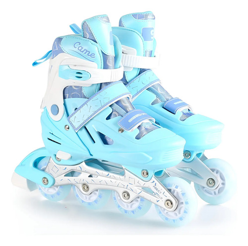 Patines Ajustables Niño En Lantas Luces Led Infantil