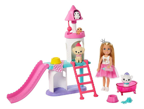 Set De Juego Barbie Princess Adventure Chelsea Pet Castle