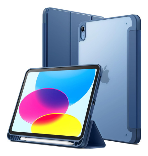 Jetech Funda Mate P/ iPad 10 De 10.9 PuLG 2022, 10.ª Azul