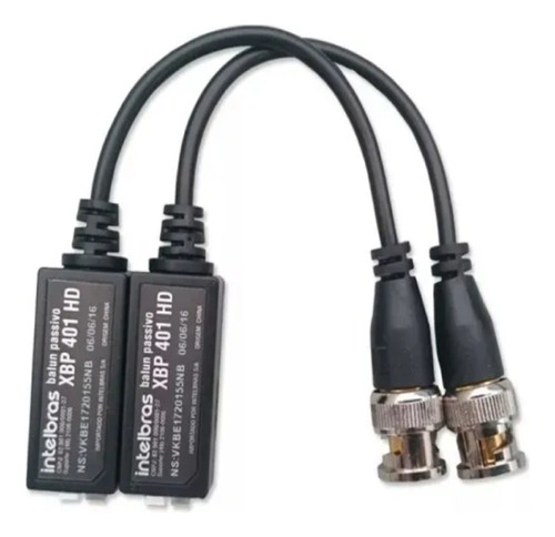 Xbp 401 Hd Balun Passivo Intelbras, Hdcvi Hdtvi Ahd Tf