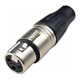 Ficha Conector Canon Xlr Hembra Neutrik Nc3frx