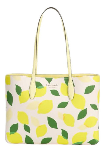 Kate Spade- Bolsa Tote Estampado Limones All Day Lemon Toss 