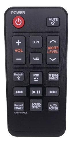 Control Para Barra De Sonido Samsung Ah59-02710b Original