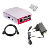 Fonte Raspberry Pi3 Pi 3 B E B+ + Case + Dissipador + Hdmi