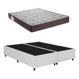 Cama Box Casal Bipartido Iso 150 D45 Branco - Ortobom