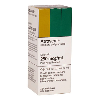 Atrovent Solución 250 Mcg, 1 Frasco Ámpula 20 Ml | Meses sin interés