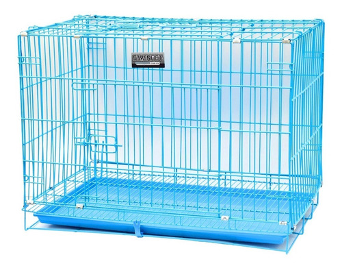 Jaula Metálica Plegable Para Perro 93x56x55cm 10221