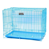 Jaula Metálica Plegable Para Perro 93x56x55cm 10221