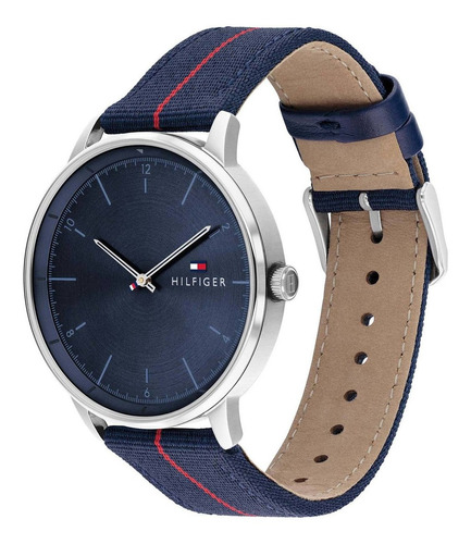 Reloj Tommy Hilfiger Hendrix Para Hombre De Nylon Azul 1791844