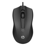 Hp Mouse Alámbrico 100, Cable De Conexión Usb, Windows/mac