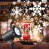 Proyector De Copas De Nieve De Navidad Luces Al Aire Libre,