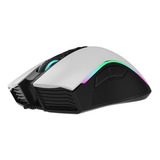 Mouse Gamer Yeyian Gram 2000 Rgb Alambrico 6400dpi Blanco