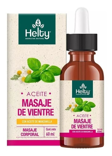 Masaje Corporal Helty Aceite De Masajes De Vientre 60ml