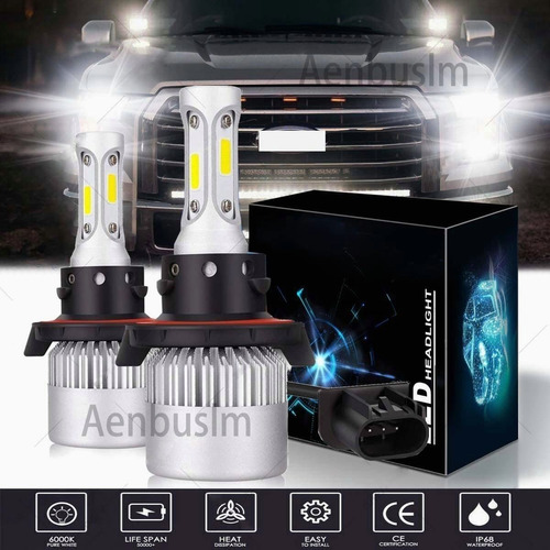 9008 H13 Kit De Faros Led 8000k 100w 8000lm Para Ford