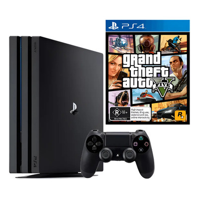 Consola Sony Playstation 4 Pro + Grand Theft Auto V (Reacondicionado) | Envío gratis