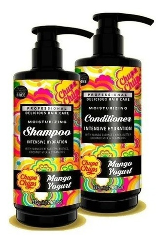 Kit Shampoo Y Acondicionador Chupachups Mango Yogurt