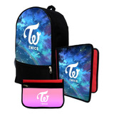 Mochila+ Funda Carpeta+ Cartu De Twice K-pop #427