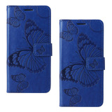 2×funda Tipo Cartera Piel Con Forma Mariposa Con Ranura